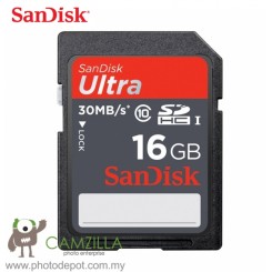 Original SanDisk SD-CARD SDHC Ultra Series [Class 10] 16GB Memory Card